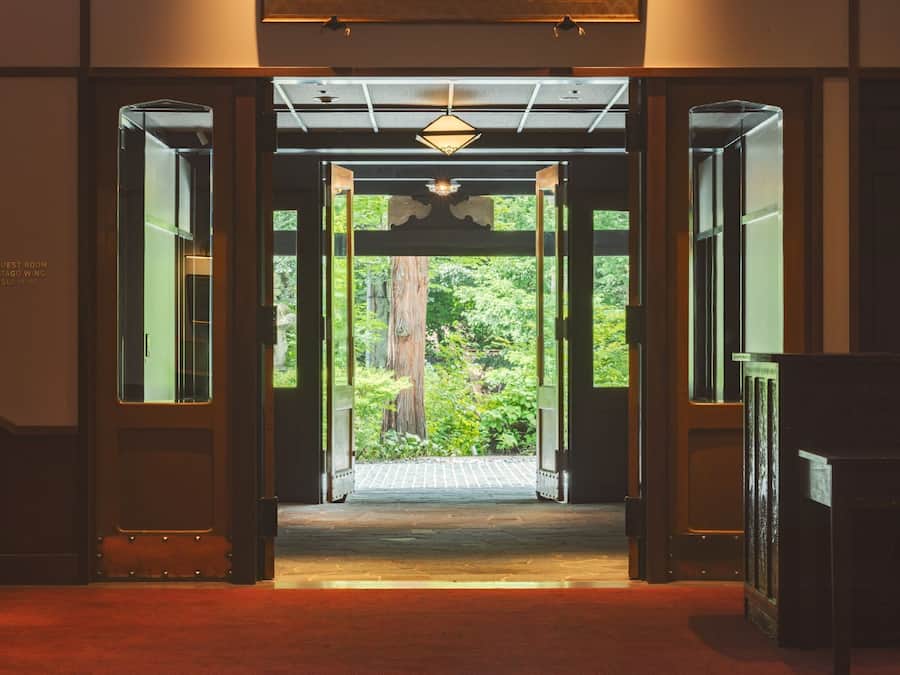 Entrée de l’hébergement