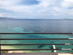 Balcony view - Glyfa Beach Villas (Corfu)