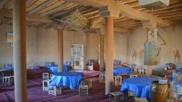 Breakfast, lunch, dinner served; local and international cuisine