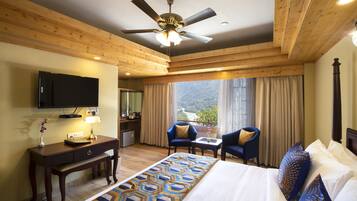 Ropa de cama de alta calidad y minibar