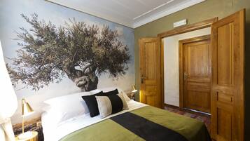 Biệt thự truyền thống | 1 phòng ngủ, bộ trải giường bằng vải cotton Ai Cập