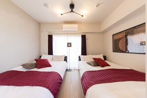 1 Schlafzimmer, laptopgeeigneter Arbeitsplatz, Verdunkelungsvorhänge