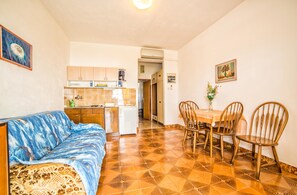 Apartment, 1 Double Bed with Sofa bed | Living room | TV - Apartments Lukin (Crikvenica)