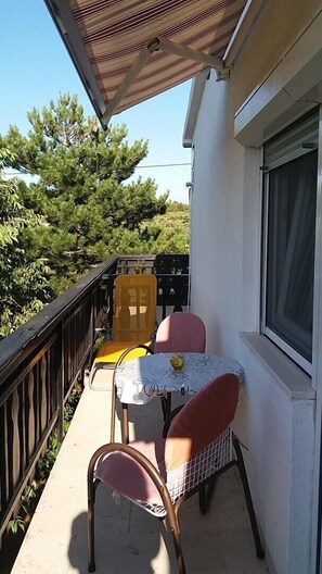 Appartement, 1 lit double et 1 canapé-lit | Balcon