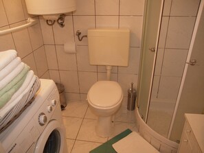 公寓, 1 张双人床和 1 张沙发床 | 浴室