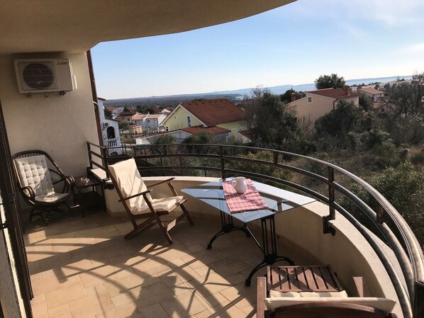 Apartment, 1 Doppelbett und Schlafsofa | Balkon