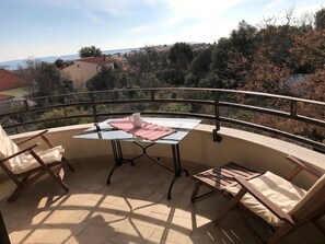 Appartement, 1 lit double et 1 canapé-lit | Balcon