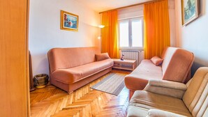 Apartment, Multiple Beds | Living room | TV - Apartments Dragutin (Fazana)
