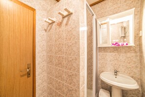Departamento, 1 cama matrimonial | Baño | Regadera 
