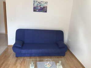 Apartment, 1 Double Bed with Sofa bed | Living room | TV - Apartments Vilim (Tisno)
