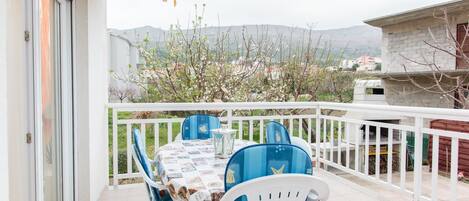 アパートメント ダブルベッド 2 台 | バルコニー