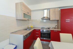 Apartment, Multiple Beds | Private kitchen | Stovetop, cookware/dishes/utensils - Apartments Konta (Kastela)