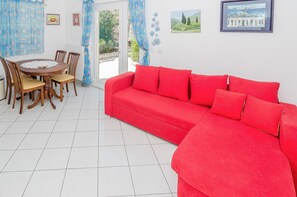 Appartement, 1 lit double et 1 canapé-lit | Salle de séjour