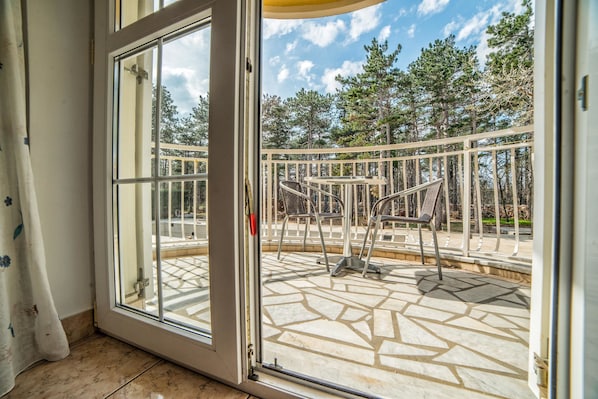 Appartement, 2 lits jumeaux | Balcon
