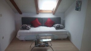 Apartment, 1 Double Bed with Sofa bed | Living room | TV