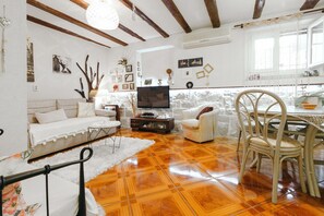 Apartment, 1 Double Bed with Sofa bed | Living room | TV - Apartments Bingo / One Bedroom (Split)