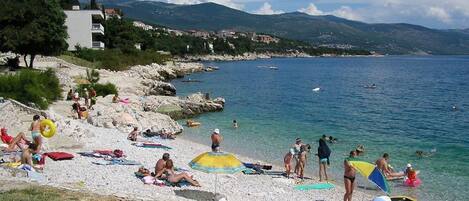Leilighet, 1 dobbeltseng med sovesofa | Strand | Nær stranden