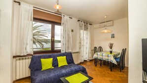 Apartment, 1 Double Bed with Sofa bed | Living room - Rooms and Apartments Sabina (Rab)