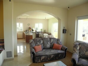 House, Multiple Beds | Living room | TV - Villa Paula / Three Bedrooms H1 (Rab)