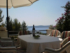 Vue sur la plage/l’océan