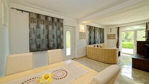 Apartment, 1 Double Bed with Sofa bed | Living room | TV - Apartments Anica Kampor / One Bedroom A8 sea Side (Rab)