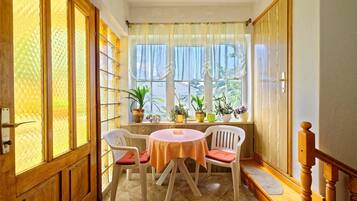 Apartment, 2 Double Beds | Private kitchen | Fridge, microwave, oven, stovetop