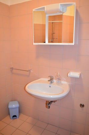 Apartment, 1 Double Bed with Sofa bed | Bathroom | Shower