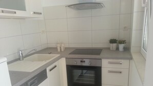 Căn hộ, 1 giường đôi và sofa giường | Bếp riêng | Tủ lạnh, lò vi sóng, lò nướng, bếp nấu 
