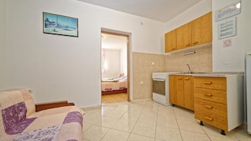 Apartment, Mehrere Betten | Eigene Küche | Ofen, Kochgeschirr/Geschirr/Besteck