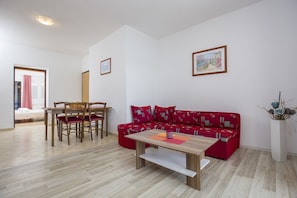 Apartment, Multiple Beds | Living room | TV - Apartments Sabljak (Rab)