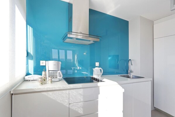 Leilighet, 1 dobbeltseng | Eget kjøkken | Kjøleskap, ovn, kokeplater og oppvaskmaskin