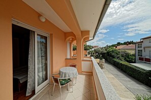 Lejlighed - 1 queensize-seng | Balkon