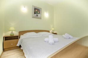 Apartment, 1 Doppelbett und Schlafsofa | Kostenloses WLAN, Bettwäsche