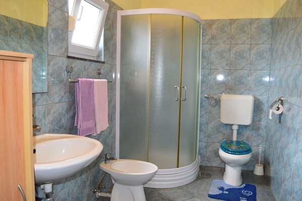 Departamento, 2 camas matrimoniales | Baño | Regadera 