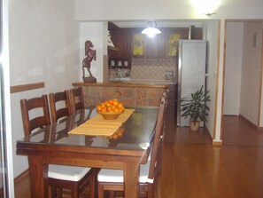 Apartment, Multiple Beds | Private kitchen | Fridge, oven, stovetop, coffee/tea maker