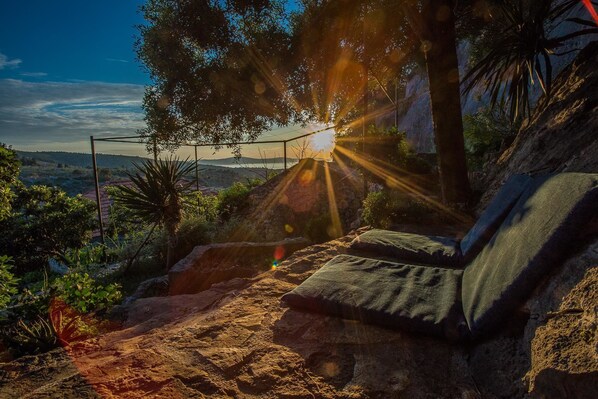 Appartement, plusieurs lits | Jardin