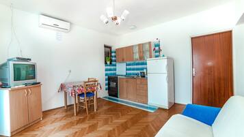 Căn hộ, 1 giường đôi và sofa giường | Phòng khách | TV