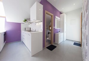 Lägenhet - 1 dubbelsäng med bäddsoffa | Eget kök | Spishäll