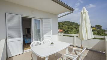 Apartment, 2 Double Beds | Balcony