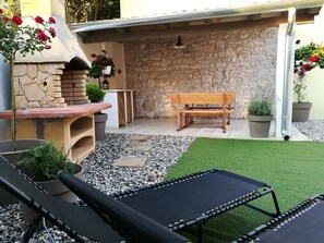 Ferienhaus, Mehrere Betten | Balkon