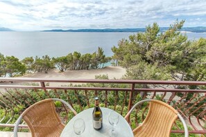 Appartement, plusieurs lits | Balcon