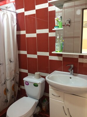 Comfort dubbelrum | Badrum | Dusch