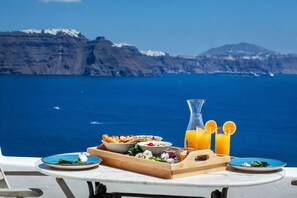 Sapphire Suite with Outdoor Private Hot Tub | Aerial view - Diamond Luxury Suites Collection (Santorini)