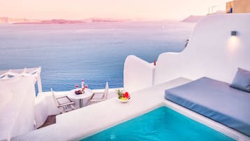 Suite Premium, vista al mar (Ruby) | Tina de hidromasaje privada