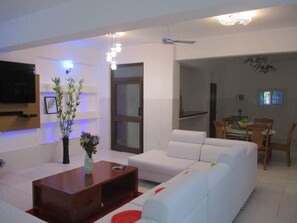 Căn hộ Cao cấp | Phòng khách | TV LED 43-inch có truyền hình vệ tinh, TV