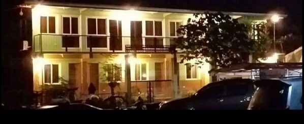 Front of property – evening/night