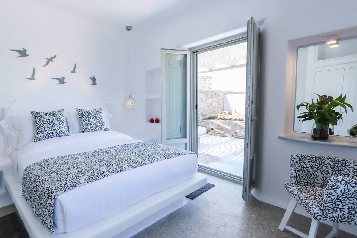 Villa, 1 habitación, bañera de hidromasaje, vistas al mar (Angels Dream) | Ropa de cama de alta calidad y edredones de plumas