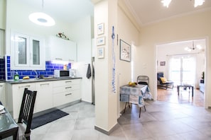 Apartemen, 1 kamar tidur | Dapur pribadi | Lemari es, microwave, oven, dan kompor