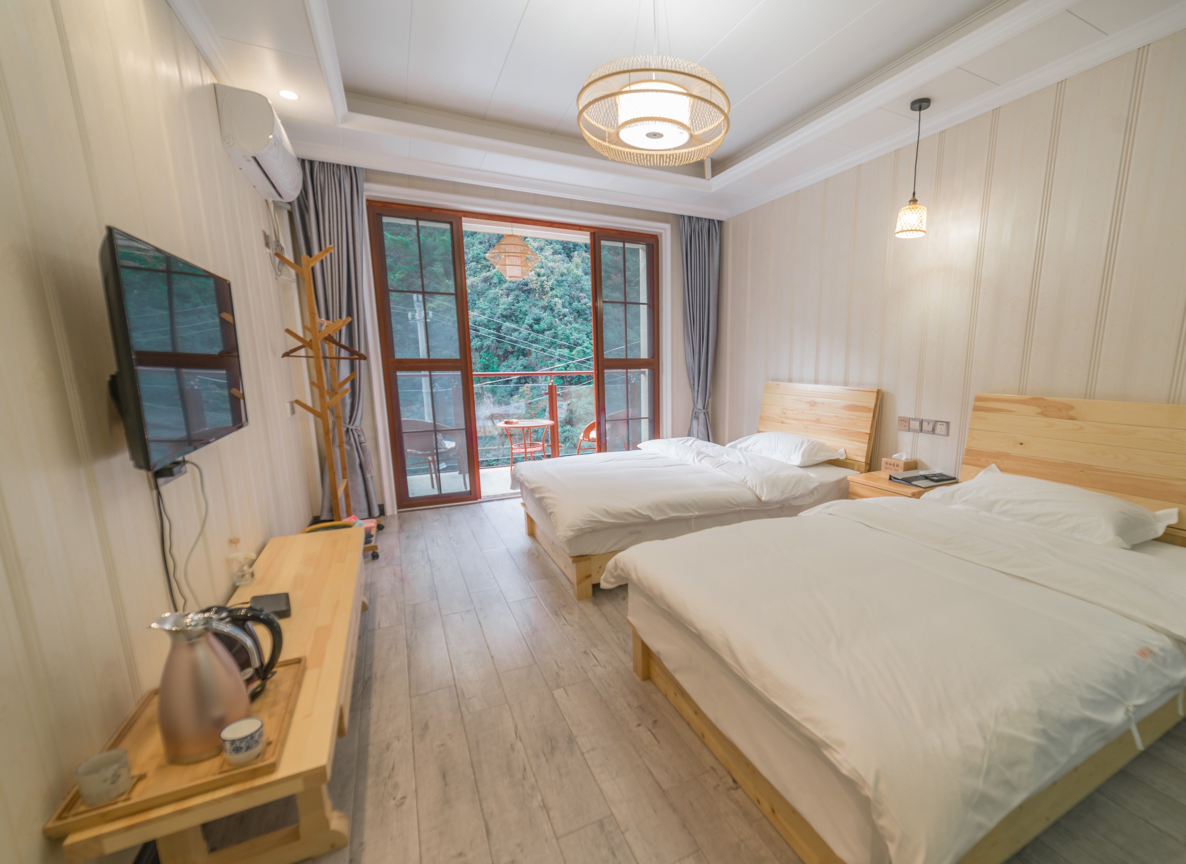 Individually decorated, individually furnished, blackout curtains