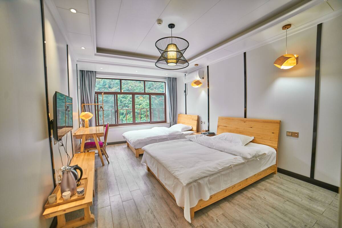 Individually decorated, individually furnished, blackout curtains